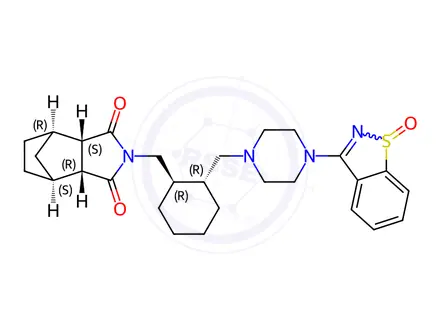 Chemical structure of Lurasidone Hydrochloride Impurity 10