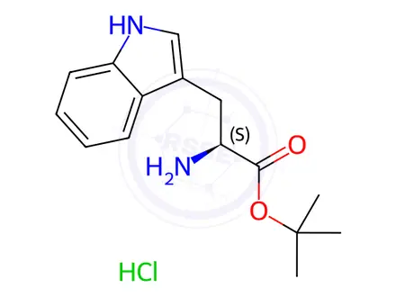Chemical structure of L-Tryptophan tert-Butyl Ester Hydrochloride