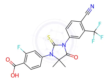 Chemical structure of Enzalutamide Impurity 1