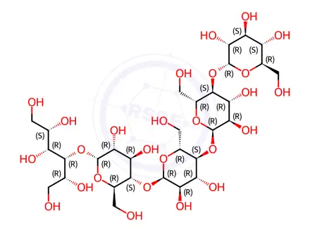 Chemical structure of Maltitol Impurity 47 (Maltopentaitol)