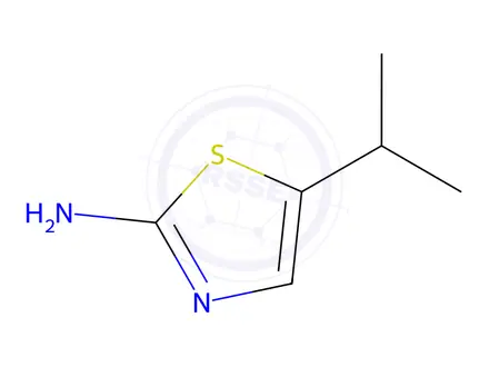 Chemical structure of 5-Isopropylthiazol-2-amine, 97%