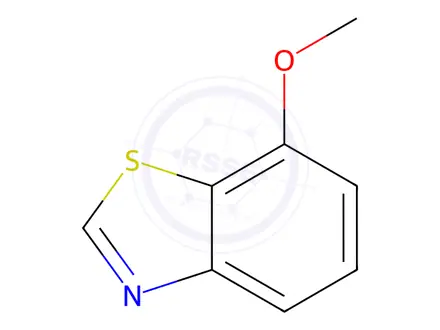 Chemical structure of Benzothiazole, 7-methoxy-(7CI,8CI)