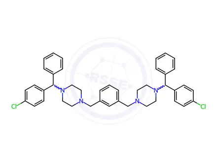 Chemical structure of Meclizine EP Impurity D