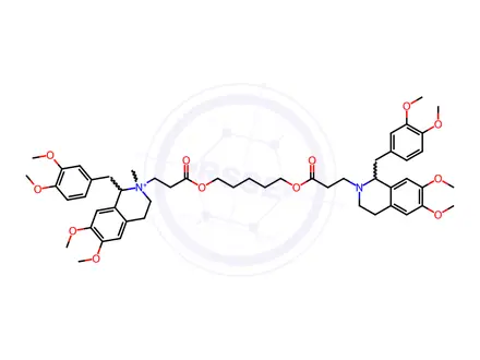 Chemical structure of Atracurium Besilate Impurity 56 (Atracurium Besilate EP Impurity A)