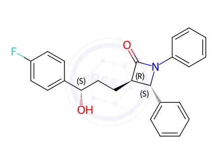 Chemical structure of Ezetimibe Impurity 48