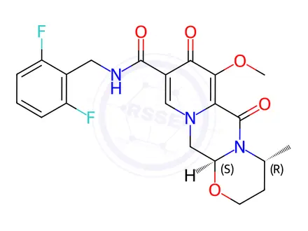Chemical structure of Dolutegravir Sodium Impurity 63