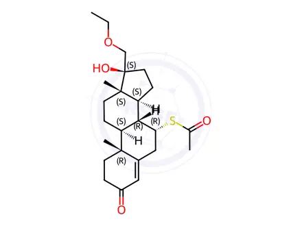 Chemical structure of Spironolactone EP Impurity I