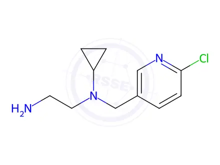 Chemical structure of N1-((6-Chloropyridin-3-yl)methyl)-N1-cyclopropylethane-1,2-diamine