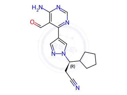 Chemical structure of Ruxolitinib Impurity 4