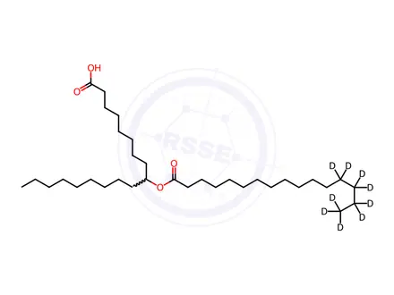 Chemical structure of 9-PAHSA-d9