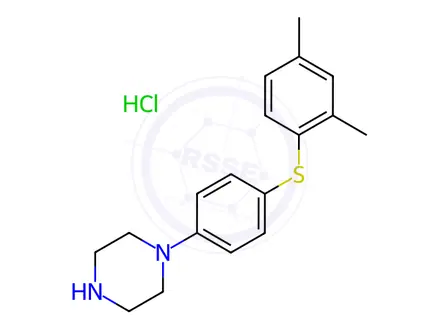 Chemical structure of para-Vortioxetine Hydrochloride