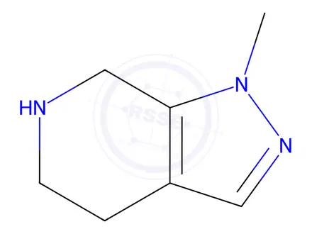 Chemical structure of 1-METHYL-4,5,6,7-TETRAHYDRO-1H-PYRAZOLO[3,4-C]PYRIDINE DIHYDROCHLORIDE