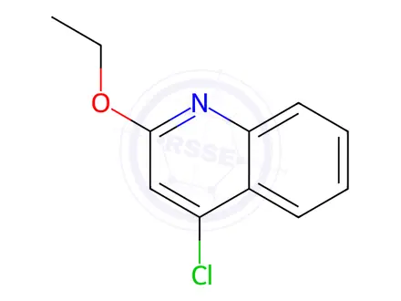 Chemical structure of 4-Chloro-2-ethoxyquinoline