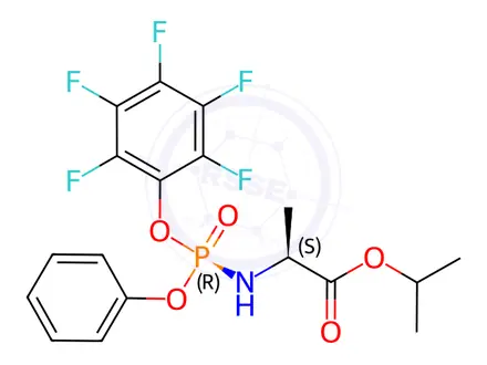 Chemical structure of Sofosbuvir Impurity 7