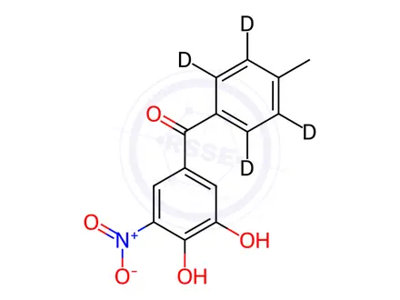 Chemical structure of Tolcapone-d4