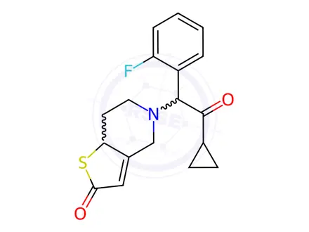 Chemical structure of Prasugrel Impurity D