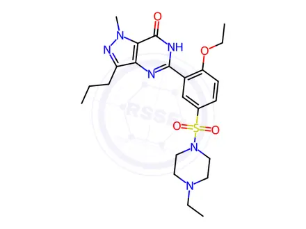 Chemical structure of Sildenafil Impurity 3