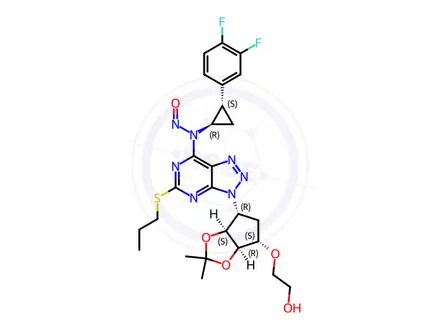 Chemical structure of Ticagrelor Impurity 92