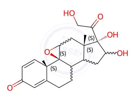 Chemical structure of Budesonide Impurity 29