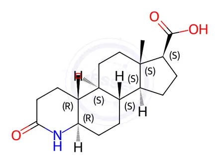 Chemical structure of Dutasteride Impurity 3