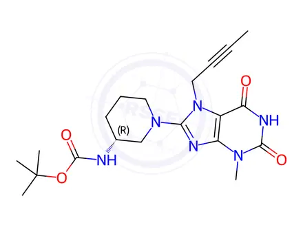Chemical structure of Linagliptin Impurity D