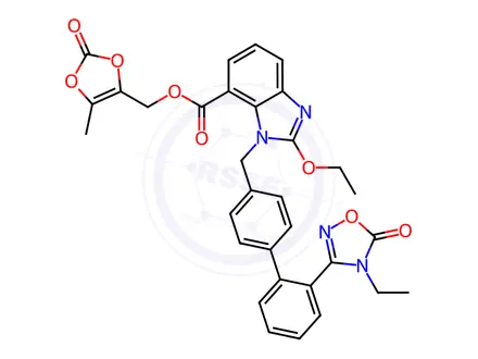 Chemical structure of Azilsartan Impurity 105