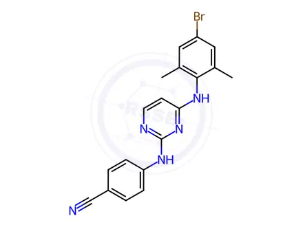 Chemical structure of Rilpivirine Impurity 18