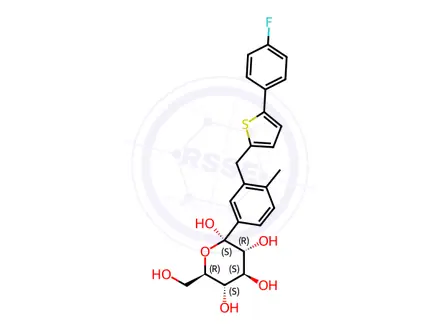 Chemical structure of Canagliflozin Impurity 95
