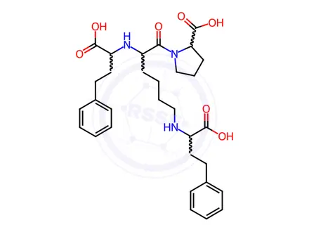 Chemical structure of Lisinopril EP Impurity I