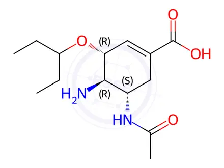 Chemical structure of Oseltamivir Phosphate Impurity 235