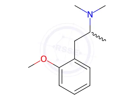 Chemical structure of Methoxyphenamine Impurity 8 Hydrochloride