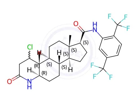 Chemical structure of Dutasteride Impurity F