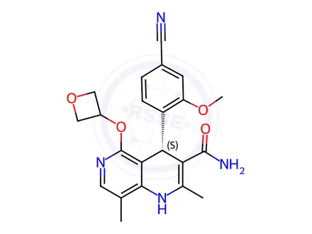 Chemical structure of Finerenone Impurity 21