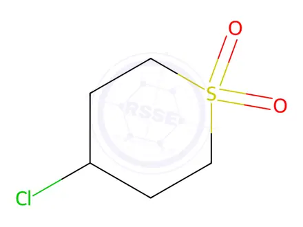 Chemical structure of 4-chloro-1λ⁶-thiane-1,1-dione