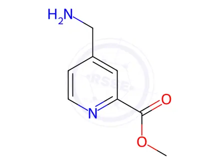 Chemical structure of Methyl 4-(Aminomethyl)pyridine-2-carboxylate Dihydrochloride