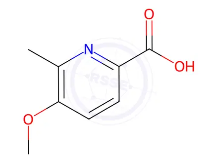 Chemical structure of 5-Methoxy-6-methylpicolinic acid