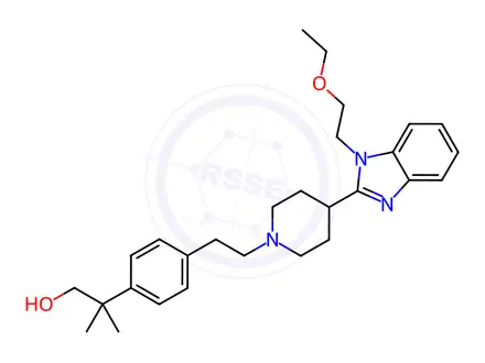 Chemical structure of Bilastine Impurity 29