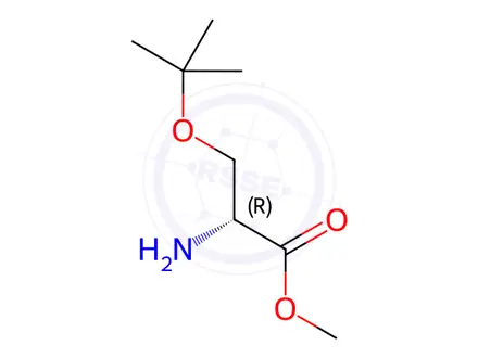 Chemical structure of DL-O-(2-(tert-Butoxy)-2-oxoethyl)serine