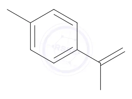 Chemical structure of 4-Isopropenyltoluene