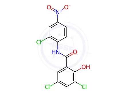 Chemical structure of Niclosamide Impurity 2
