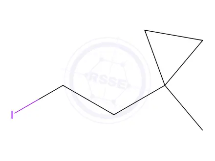 Chemical structure of 1-(2-Iodo-ethyl)-1-methyl-cyclopropane