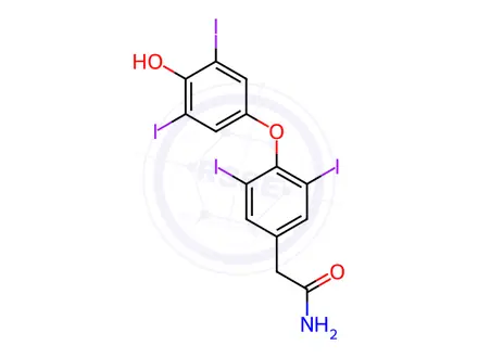 Chemical structure of Levothyroxine Impurity 18