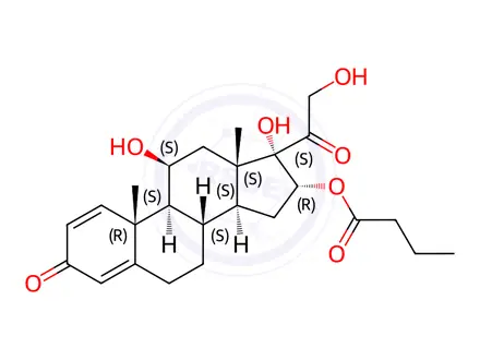 Chemical structure of Budesonide EP Impurity I