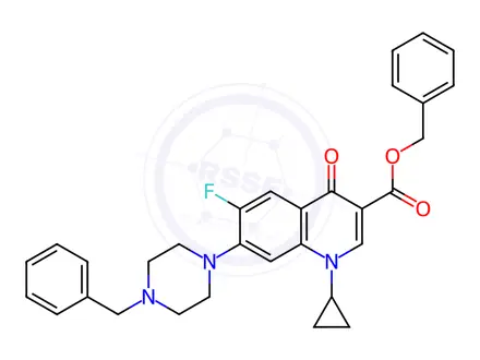 Chemical structure of Ciprofloxacin Impurity 3