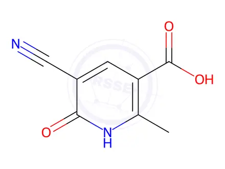 Chemical structure of 5-Cyano-2-methyl-6-oxo-1,6-dihydropyridine-3-carboxylic acid