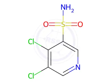 Chemical structure of 4,5-Dichloropyridine-3-sulfonamide