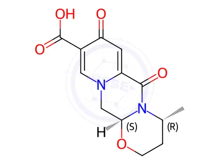 Chemical structure of Dolutegravir Sodium Impurity 46