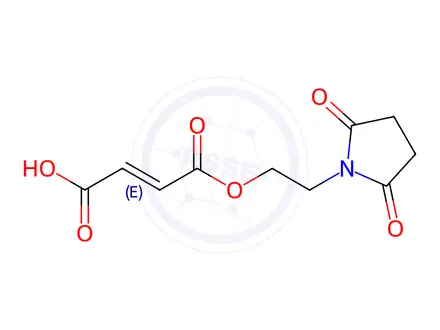 Chemical structure of Diroximel Fumarete Impurity 3