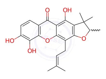 Chemical structure of Xanthone Impurity 18