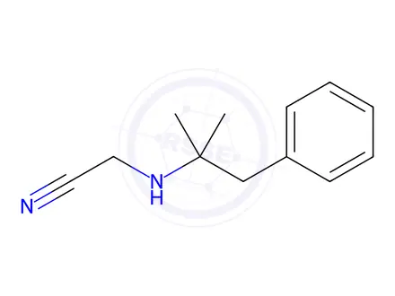 Chemical structure of N-Cyanomethyl Phentermine
